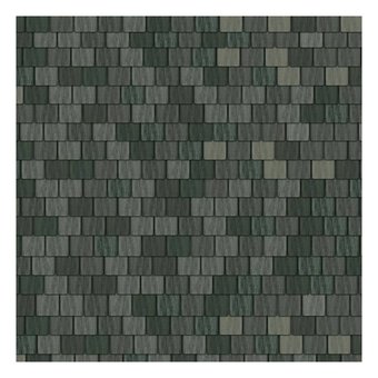 Doll&rsquo;s House Large Grey Roof Tile Paper 42cm x 60cm