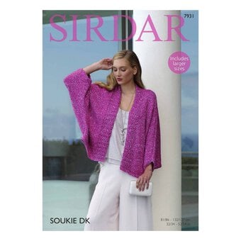 Sirdar Soukie DK Kimono Jacket Digital Pattern 7931