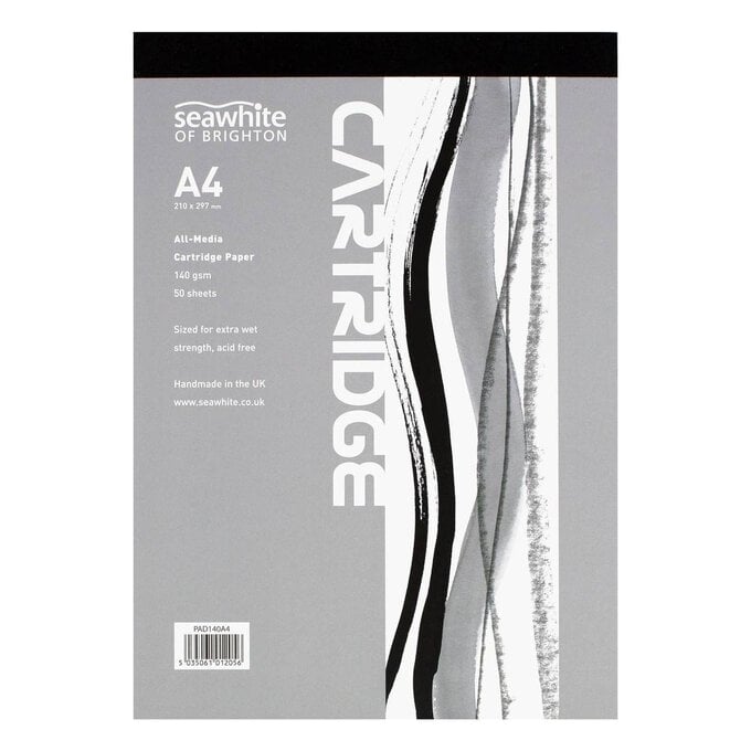 Seawhite All-Media Cartridge Paper Pad A4 image number 1