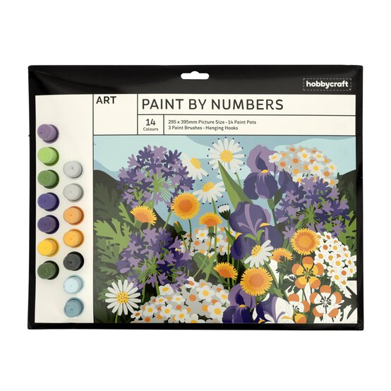 Flower Field Paint by Numbers image number 1