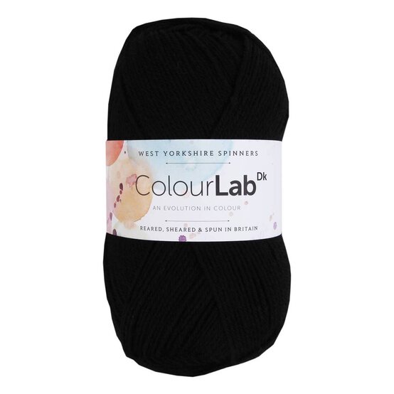 West Yorkshire Spinners Phantom Black ColourLab DK Yarn 100g image number 1