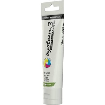 Daler-Rowney System3 Sap Green Heavy Body Acrylic 59ml image number 3