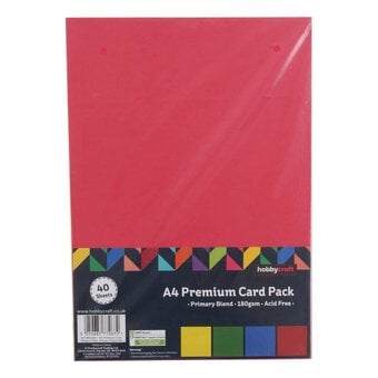 Primary Blend Premium Card A4 40 Pack image number 3