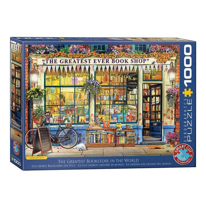 Eurographics Greatest Bookstore Jigsaw Puzzle 1000 Pieces image number 1