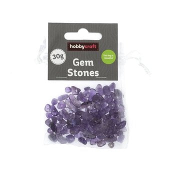 Dark Purple Gem Stones 30g image number 3