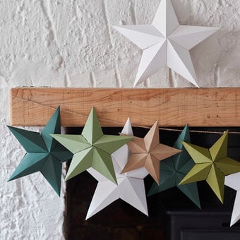 Cricut: How to Make a Paper Star Garland