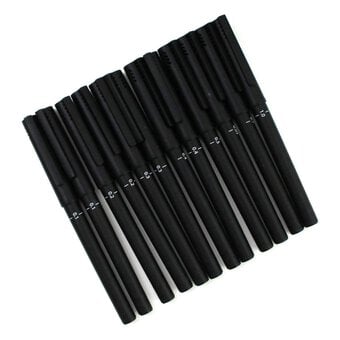 Black Fineliners 12 Pack