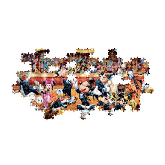 Clementoni Disney Orchestra Panorama Jigsaw Puzzle 1000 Pieces image number 3