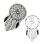 Dreamcatcher Tattoo Cling Stamp image number 1