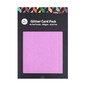 Purple Glitter Card A4 16 Pack image number 3