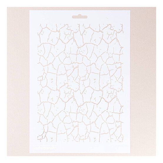 Crackled Effect Stencil 21cm x 29cm image number 1