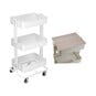 White Trolley and Natural Topper Bundle image number 1