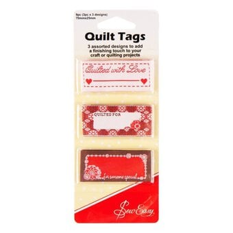 Sew Easy Quilt Tags 9 Pack