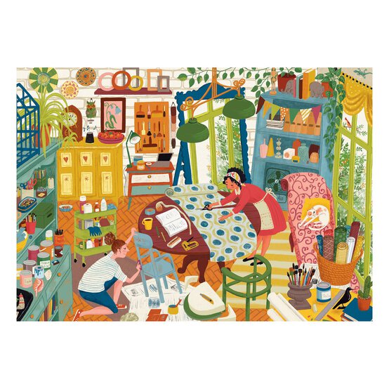 Falcon Upcycling Work Jigsaw Puzzle 1000 Pieces image number 2