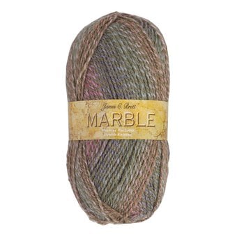 James C Brett Green Marble Double Knit Yarn 100 g
