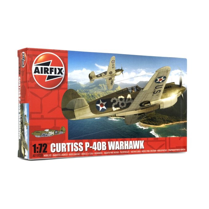 Airfix Curtiss P-40B Warhawk Model Kit 1:72 image number 1