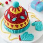 How to Make a Knitted Hat Cake image number 1