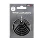 Circular Metal Clay Cutters 7 Pack  image number 1