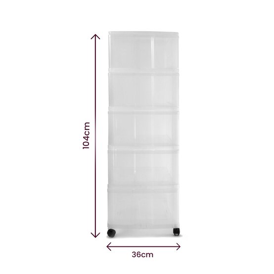 Sundis Storage Tower 5 Drawers image number 4