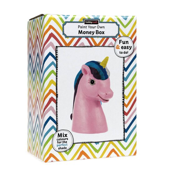 Paint Your Own Unicorn Head Money Box image number 8