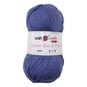 Knitcraft Denim Cotton Blend Plain DK Yarn 100g image number 1