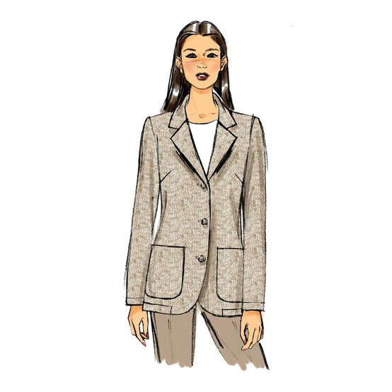 Simplicity Women’s Jacket Sewing Pattern B5926 (8-16) image number 5