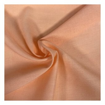 Apricot Lawn Cotton Fabric by the Metre