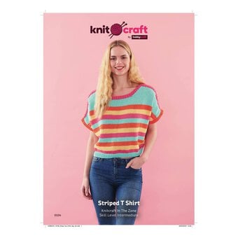 Knitcraft Striped T-Shirt Digital Pattern 0104