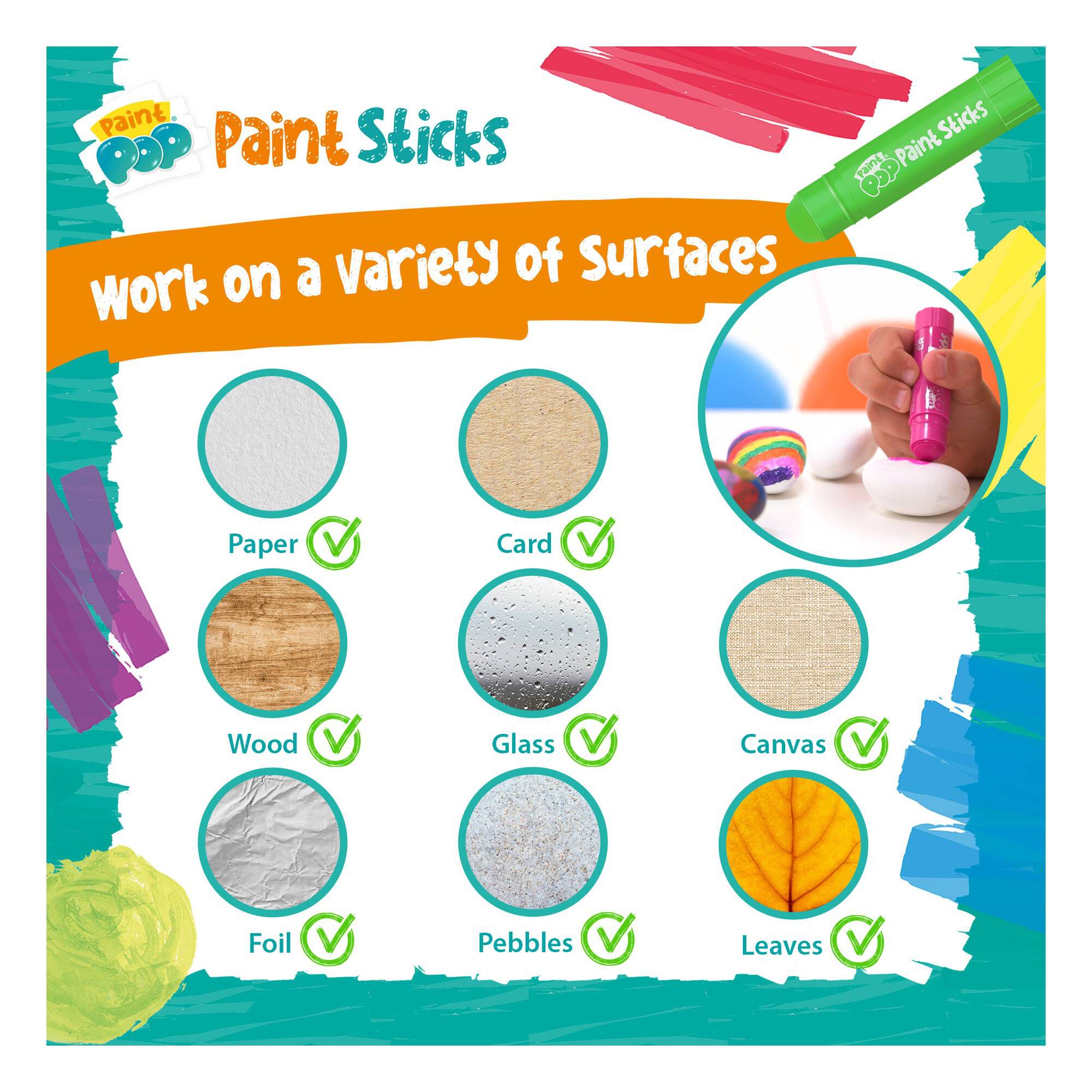 Paint Pop Paint Sticks 6 Pack Hobbycraft