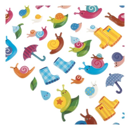Snail Puffy Stickers image number 3
