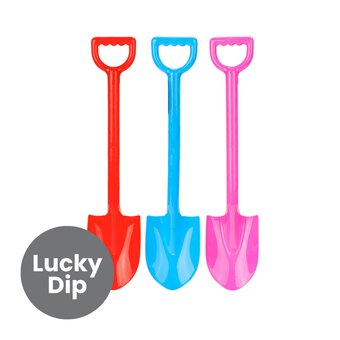 Assorted Coloured Beach Shovel