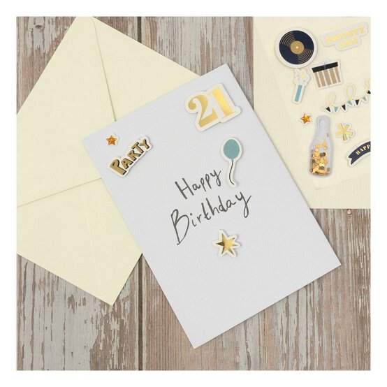 21st Birthday Milestone Stickers image number 2