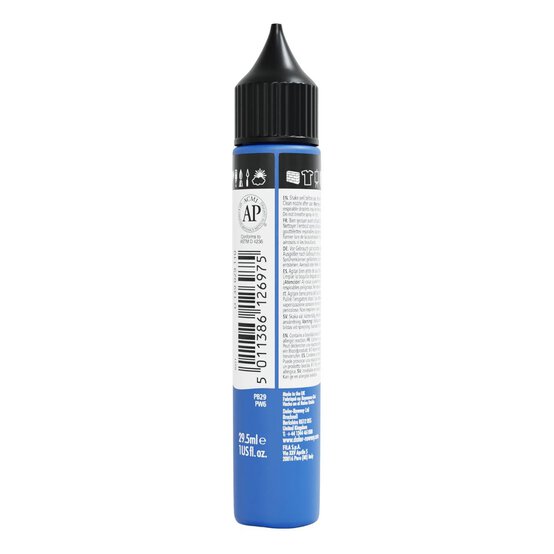 Daler-Rowney System3 Cobalt Blue Hue Fluid Acrylic 29.5ml (110) image number 2