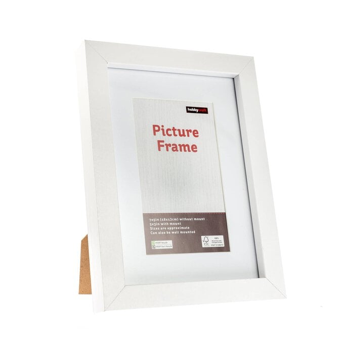 White Picture Frame 18cm x 13cm image number 1