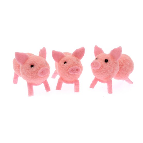 Pink Pig Decorations 3 Pack image number 3