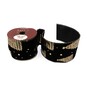 Black and Gold Tree Wire Edge Velvet Ribbon 63mm x 3m image number 1