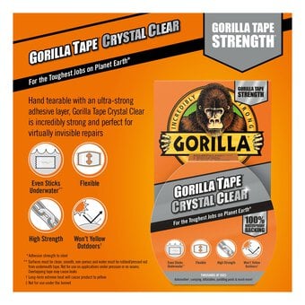 Gorilla Crystal Clear Tape 8m