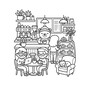 Cute Cozy Colouring: Cafes image number 3