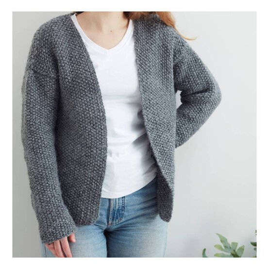 Knitcraft Alpaca Weekend Cardigan Digital Pattern 0042 image number 1