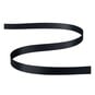 Black Double-Faced Satin Ribbon 12mm x 5m image number 2
