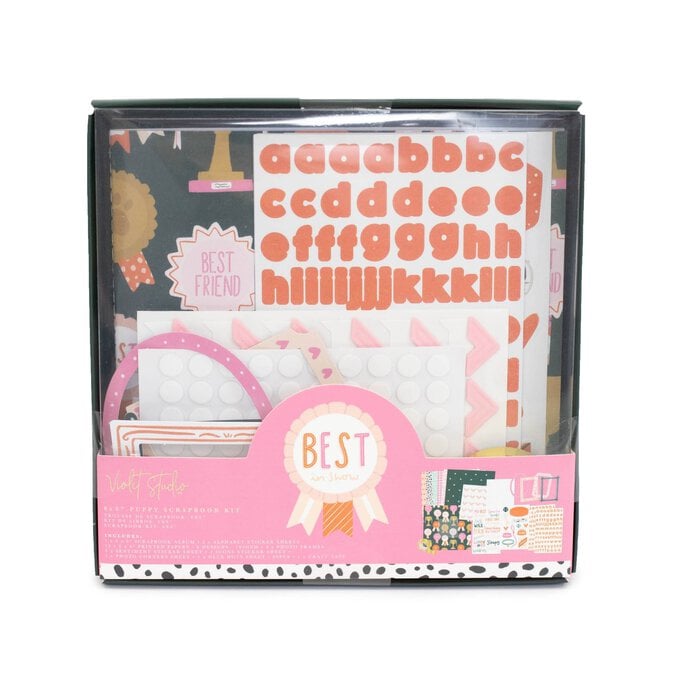Violet Studio Best in Show Puppy Scrapbook Kit 6 x 6 Inches image number 1