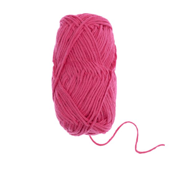 Knitcraft Dark Pink Tiny Cotton Friends Yarn 25g image number 3