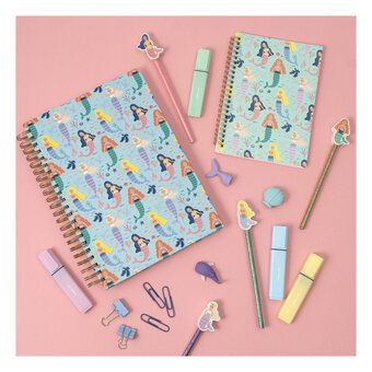 Mermaid Hardback Spiral Notebook A4