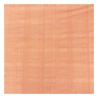 Orange Linen Weave Fabric by the Metre | Hobbycraft