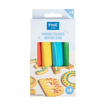 PME Primary Colours Writing Icing 4 Pack 