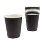 Midnight Black Paper Cups 8 Pack image number 1