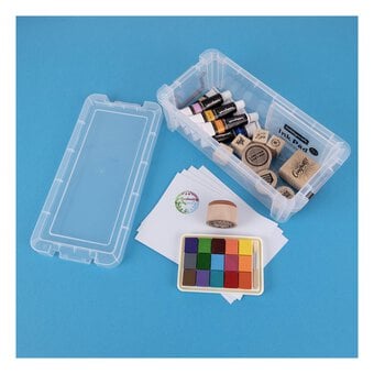 Whitefurze Allstore 1.3 Litre Clear Storage Box  image number 2