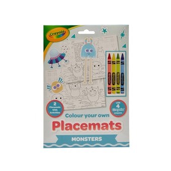 Crayola Colour Your Own Monster Placemats