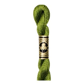 DMC Green Pearl Cotton Thread Size 5 25m (469)