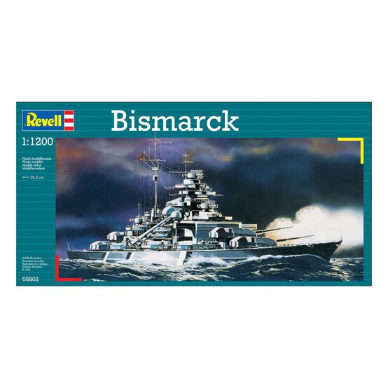 Revell Bismarck Model Kit 1:1200 image number 1